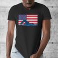USA Flag Swimmer Swimming Sport Athlete Swim Swimming Men's V-Neck T-Shirt USA Flag Swimmer Swimming Sport Athlete Swim Swimming Men's V-Neck T-Shirt