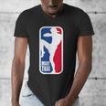 Vintage Muay Thai Fighter MMA Street Fight Kickboxing Club Men's V-Neck T-Shirt