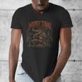 Vintage Muay Thai Wai Kru Thai Boxing Ritual Art Crocodile Men's V-Neck T-Shirt
