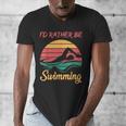 Water Rat Water Sports Hobby Swimming Club Swimming Men's V-Neck T-Shirt