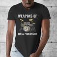 Weapons Of Mass Percussion Band Best Drummer Drum Kit Men's V-Neck T-Shirt Weapons Of Mass Percussion Band Best Drummer Drum Kit Men's V-Neck T-Shirt