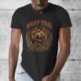 Weathered Muay Thai Fighter Thai Boxing Warrior Art Men's V-Neck T-Shirt