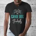Women's Cute Canoe Dog Shirt Family Dog For Women Men Men's V-Neck T-Shirt