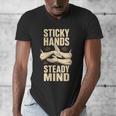 Women's Sticky Hands Steady Mind Muay Thai Boxing Men's V-Neck T-Shirt