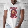 Boxing Legend Professional Boxer Muay Thai Boxing Men's V-Neck T-Shirt Boxing Legend Professional Boxer Muay Thai Boxing Men's V-Neck T-Shirt