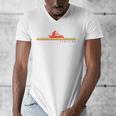 Canoe Canoeing Retro Vintage Canoeing Men's V-Neck T-Shirt Canoe Canoeing Retro Vintage Canoeing Men's V-Neck T-Shirt