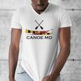 Canoe Maryland Raglan Baseball Tee Men's V-Neck T-Shirt