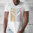 Canoe Vintage Canoeing Retro Canoe Paddling Men's V-Neck T-Shirt