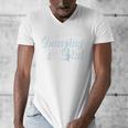 Canoeing Girl Raglan Baseball Tee Men's V-Neck T-Shirt