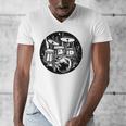 Drum Kit Drums Sweatshirt Men's V-Neck T-Shirt Drum Kit Drums Sweatshirt Men's V-Neck T-Shirt