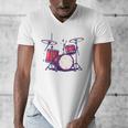 Drum Kit Electronic Drums Sweatshirt Men's V-Neck T-Shirt Drum Kit Electronic Drums Sweatshirt Men's V-Neck T-Shirt