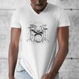 Drum Kit Men's V-Neck T-Shirt Drum Kit Men's V-Neck T-Shirt