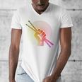 Drummer Drumsticks Fist Drum Kit Sweatshirt Men's V-Neck T-Shirt