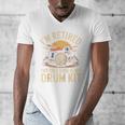 I'm Retired My Only Boss Is My Drum Kit Drums Drummer Raglan Baseball Tee Men's V-Neck T-Shirt I'm Retired My Only Boss Is My Drum Kit Drums Drummer Raglan Baseball Tee Men's V-Neck T-Shirt