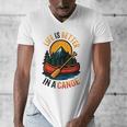 Life Is Better In A Canoe Canoeing Raglan Baseball Tee Men's V-Neck T-Shirt Life Is Better In A Canoe Canoeing Raglan Baseball Tee Men's V-Neck T-Shirt