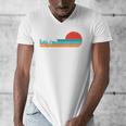Paddling Canoe Retro Vintage For Canoeists And Paddle Men's V-Neck T-Shirt