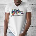 Peace Love Swim Tie Dye Swimmer Swimming Summer Trip Men's V-Neck T-Shirt