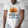 Real Grandmas Go Kayaking Yak Kayak Women Canoe Kayaker Men's V-Neck T-Shirt Real Grandmas Go Kayaking Yak Kayak Women Canoe Kayaker Men's V-Neck T-Shirt