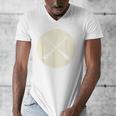 Retro Vintage Canoe Paddles Crossing Canoe & Kayaking Men's V-Neck T-Shirt