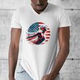 Swimming United States Apparel American Flag Swimming Men's V-Neck T-Shirt Swimming United States Apparel American Flag Swimming Men's V-Neck T-Shirt