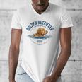 Women's Golden Retriever Swimming Men's V-Neck T-Shirt Women's Golden Retriever Swimming Men's V-Neck T-Shirt