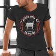 Bbq Dad Meat Smoker Dinner Will Be Ready In 18 Hours Men's V-Neck T-Shirt