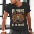 BBQ Dad Smoking Meat Smoker Barbecue Men's V-Neck T-Shirt