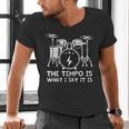 Best Drum For Men Women Drummer Drum Kit Drumming Men's V-Neck T-Shirt Best Drum For Men Women Drummer Drum Kit Drumming Men's V-Neck T-Shirt