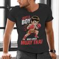 Boys Muay Thai Men's V-Neck T-Shirt Boys Muay Thai Men's V-Neck T-Shirt
