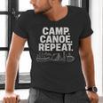 Camp Canoe Repeat Outdoor Adventure Men's V-Neck T-Shirt