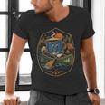 Canoe Camp Coffee Canoeing Paddle Men's V-Neck T-Shirt Canoe Camp Coffee Canoeing Paddle Men's V-Neck T-Shirt
