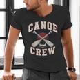 Canoe Crew Paddling Team Retro Graphic Men's V-Neck T-Shirt
