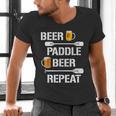 Canoe Kayak Tees Beer Paddle Repeat T-Shirt Men's V-Neck T-Shirt Canoe Kayak Tees Beer Paddle Repeat T-Shirt Men's V-Neck T-Shirt