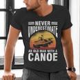 Canoe Old Man Sleeveless Men's V-Neck T-Shirt Canoe Old Man Sleeveless Men's V-Neck T-Shirt
