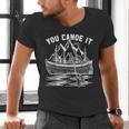 Canoeing Canoe Men's V-Neck T-Shirt Canoeing Canoe Men's V-Neck T-Shirt