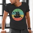 Canoeing Shirt Vintage Retro Canoe Men's V-Neck T-Shirt