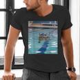 Competitive Swim Team Funny Kitty Cat Swimming Men's V-Neck T-Shirt Competitive Swim Team Funny Kitty Cat Swimming Men's V-Neck T-Shirt