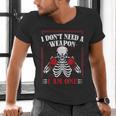 I Don't Need Weapon I Am One Muay Thai Kickboxer Fan Boxing Men's V-Neck T-Shirt I Don't Need Weapon I Am One Muay Thai Kickboxer Fan Boxing Men's V-Neck T-Shirt