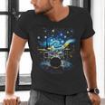 Drum Kit Percussionist Drummer Van Gogh Drums Men's V-Neck T-Shirt Drum Kit Percussionist Drummer Van Gogh Drums Men's V-Neck T-Shirt