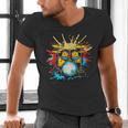 Drum Kit Steamwave Music Band Men's V-Neck T-Shirt Drum Kit Steamwave Music Band Men's V-Neck T-Shirt