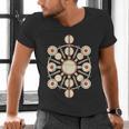 Drummer Drum Kit Mandala Percussionist Music Lover Men's V-Neck T-Shirt Drummer Drum Kit Mandala Percussionist Music Lover Men's V-Neck T-Shirt