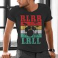 Drummer RLRR LRLL Vintage Drum Kit Men's V-Neck T-Shirt Drummer RLRR LRLL Vintage Drum Kit Men's V-Neck T-Shirt