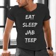 Eat Sleep Jab Teep Rep Muay Thai Men's V-Neck T-Shirt