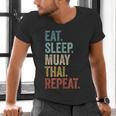 Eat Sleep Muay Thai Repeat Thai Boxing Men's V-Neck T-Shirt