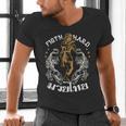 Fight Hard Traditional Fighter Muay Thai Men's V-Neck T-Shirt