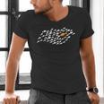 Fish Swimming Against The Current Be Yourself -Adults Kids Modern Casual Men's V-Neck T-Shirt Fish Swimming Against The Current Be Yourself -Adults Kids Modern Casual Men's V-Neck T-Shirt