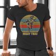Great Muay Thai Kickboxing Martial Artist Thailand Men's V-Neck T-Shirt Great Muay Thai Kickboxing Martial Artist Thailand Men's V-Neck T-Shirt