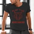 Great Muay Thai Tiger Kickboxing Martial Artist Men's V-Neck T-Shirt