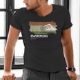 India Swimming Swimmer Water Sports Swimming Men's V-Neck T-Shirt