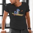 KayakRex Dinosaur Canoe Shirt Kayak For Children Men's V-Neck T-Shirt